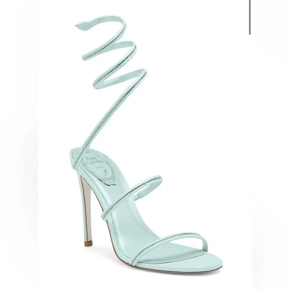 RENE CAOVILLA CLEO EMBELLISHED WRAP SANDAL - Picture 4 of 7